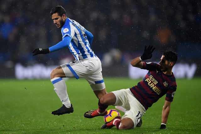 Teams from both Turkey and Egypt are said to be eyeing Huddersfield Town winger Ramadan Sobhi, who has made just four league appearances since joining the club in 2018. (Football League World). (Photo by Gareth Copley/Getty Images)