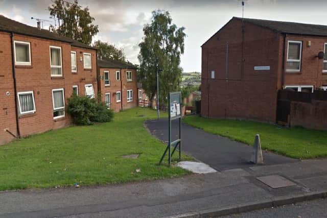 Police were called after a gun attack on a house on Spring Vale Walk, Sheffield, in the early hours of Friday. Picture: Google