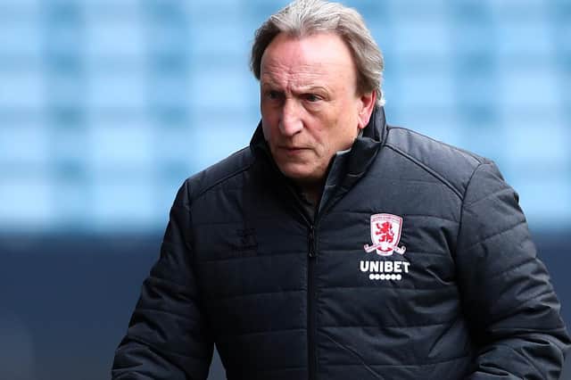 Neil Warnock was left fuming at Matt Crooks' red card in Middlesbrough's defeat to Reading: Jacques Feeney/Getty