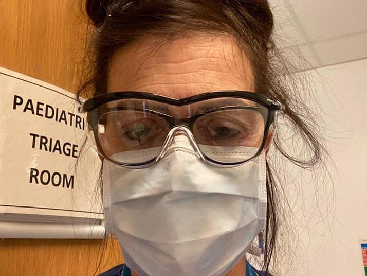 Abi Martin says: "Julie Martin, my mum, works in A&E at King's Mill as a HCA and in the vaccine centre. She has worked tirelessly throughout and had to quickly learn new skills along the way! We love her and are so proud of this brave, strong lady."