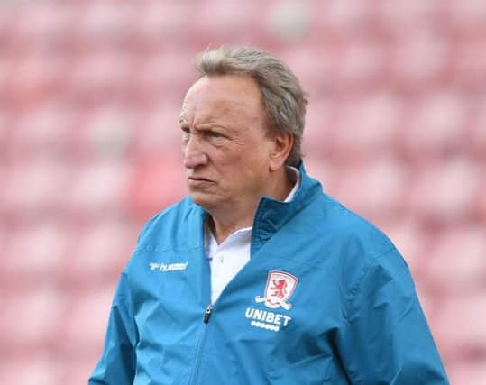 Neil Warnock took charge of his first match as Middlesbrough boss over the weekend.