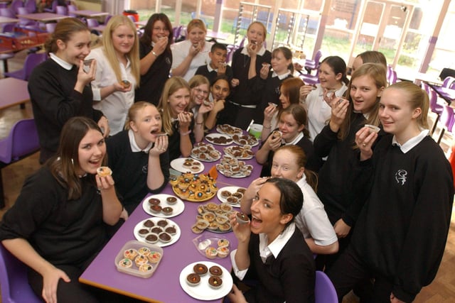 Jarrow School pupils raised money for a worthy cause 16 years ago by  baking cakes. Were you there?