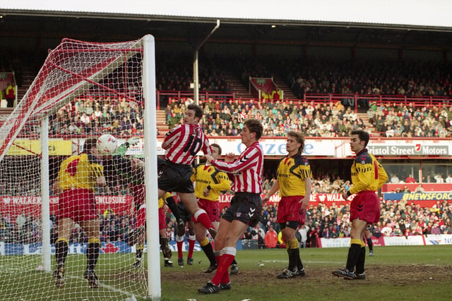 Sunderland win 2-0 against Watford in 1994.