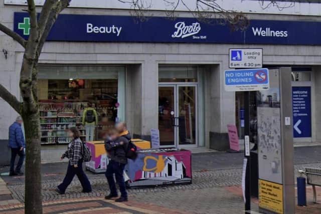 Sheffield has eight Boots within two miles of the large store on Fargate