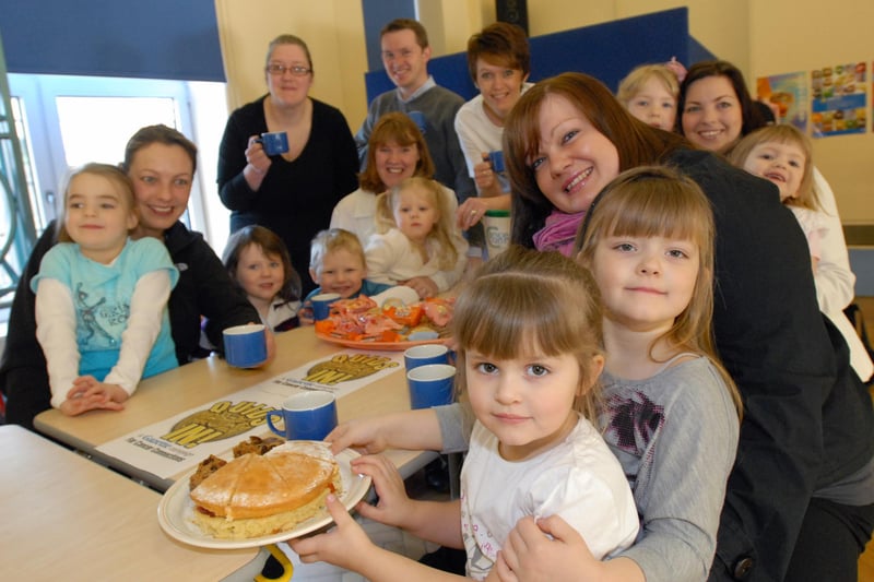 Parents and pupils at Valley View Primary School who held a coffee morning and non-uniform day for charity in 2010. Does this bring back memories?
