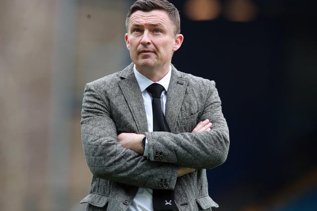 Paul Heckingbottom watched Sheffield United's defeat at Blackburn from the stands: Simon Bellis / Sportimage
