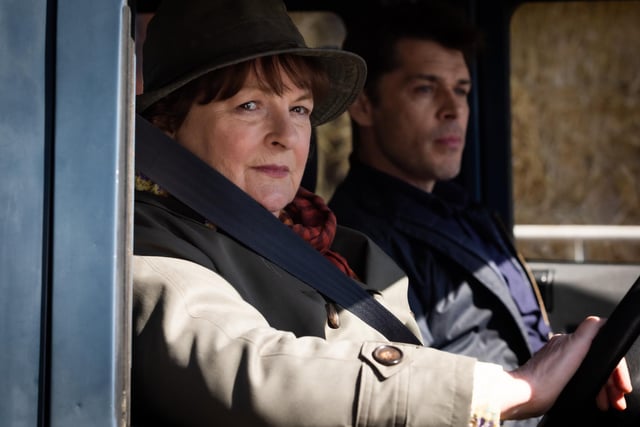 Brenda Blethyn as DCI Vera Stanhope and Kenny Doughty as DS Aiden Healy.