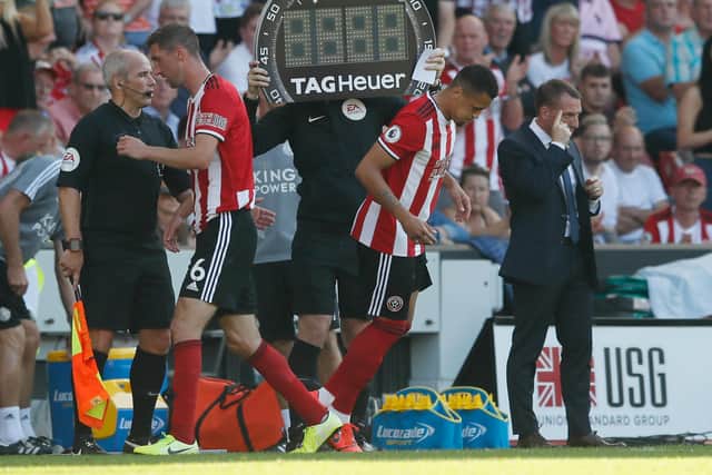 Ravel Morrison made one Premier League appearance for the Blades, against Leicester City: Simon Bellis/Sportimage