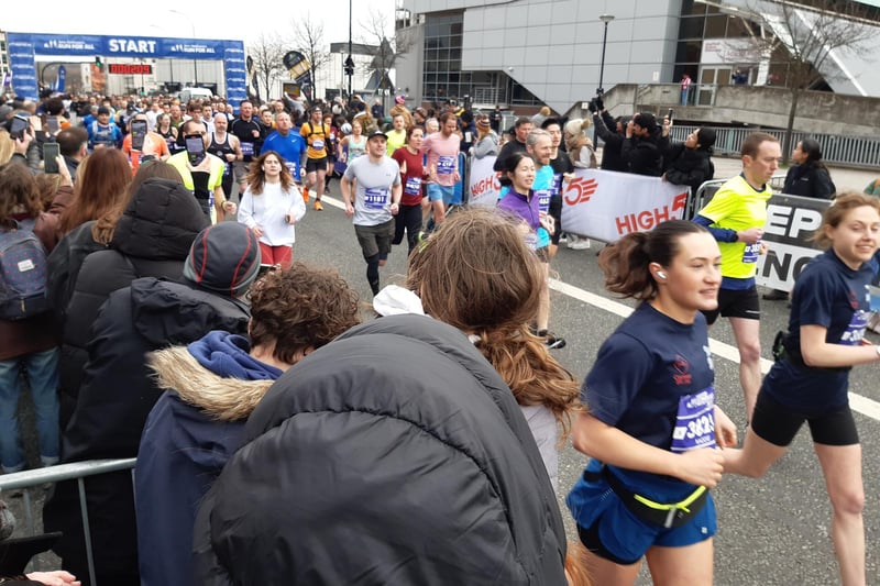 Thousands of runners were strung out across Sheffield city centre on Sunday morning, March 26, as they set off from Arundel Gate as the 13.1 mile Sheffield Half Marathon 2023 got underway to loud applause and cheers from delighted spectators.