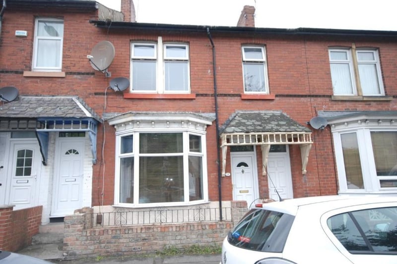 This two bed house is located on Eden House Road and is on the market for £54,950 with Andrew Craig. This property was listed on October 13, 2016.