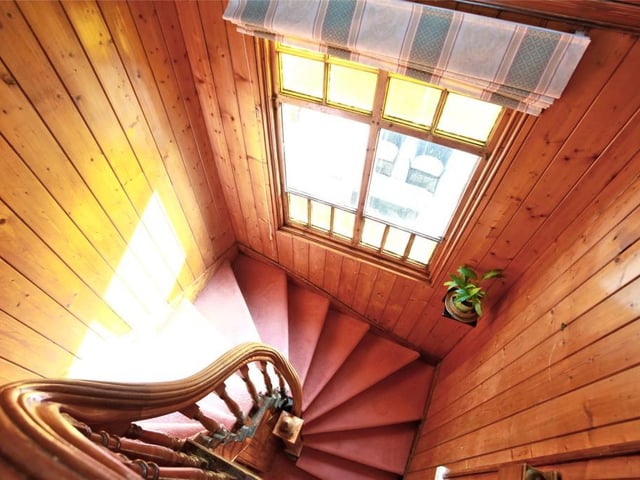 Stairs.