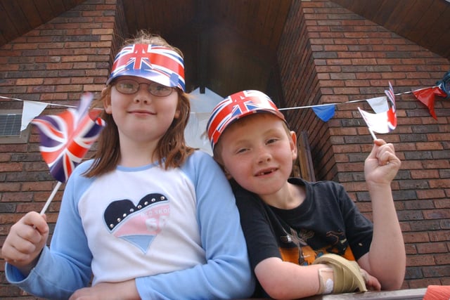 The younger generation were involved as well in the Castle Eden 60-year anniversary of VE Day.