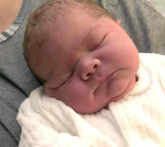 Little Oliver was born on Christmas Day 2000.