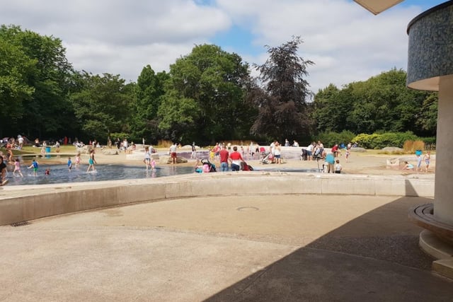 Clifton Park in Rotherham offers an array of sporting activities to partake in, including a small pool - it's more suitable for paddling than swimming, however.