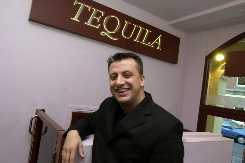 Stephen Zsirai at the Tequila restaurant, West Street in 2003