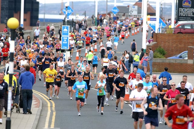Runners in the Great North 10K race in Sunderland. Are you pictured in this Roker scene?