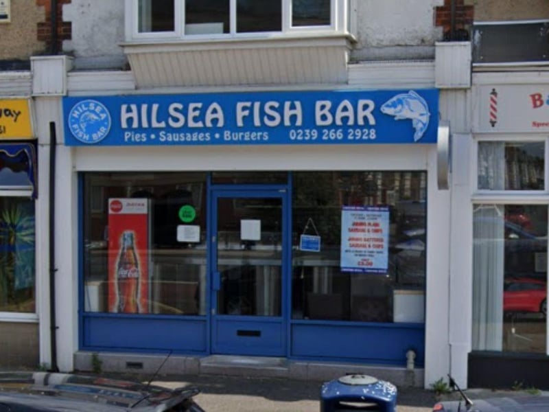 Hilsea Fish Bar at Shop, 410 London Road, Portsmouth was rated 5 on March 18.