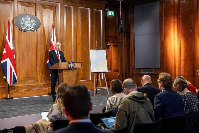 John Healey delivered a security statement last week from No. 9 Downing Street, outlining the government’s latest assessment of national and international threats