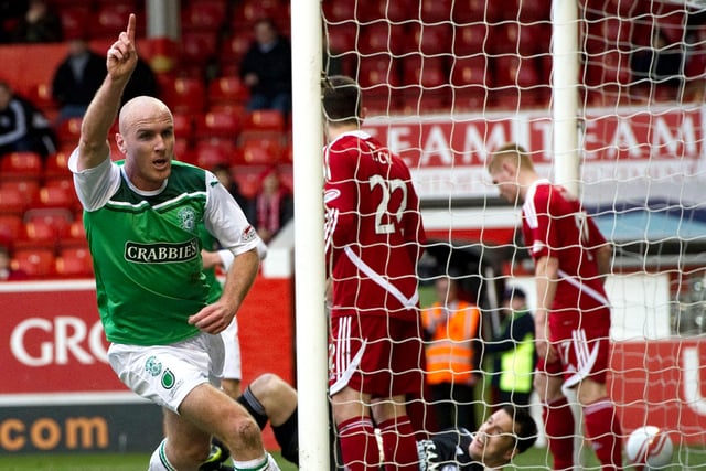 Sean O'Hanlon was the hero the last time Hibs won in the Granite City. The centre-back added to Mark Reynolds' own goal with a flicked header and although Scott Vernon pulled one back Hibs held on for the win.