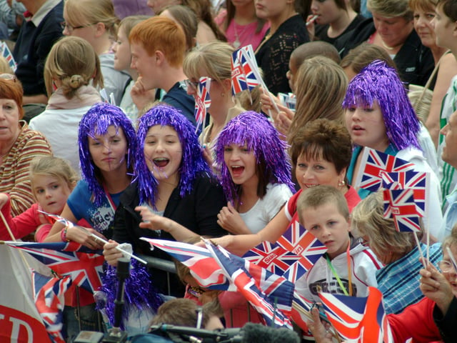 Did you wear these wigs to the parade?