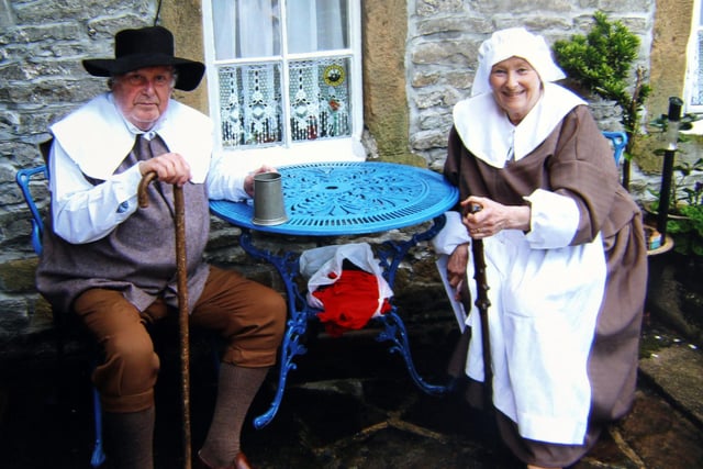 =John and Francine Clifford appeared in play about the plague in 2011