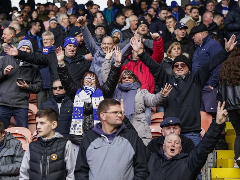 9 March 2024: Pompey sold out their away allocation of tickets for Saturday's game at Bloomfield Road