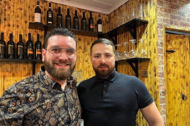 Restaurant owners Mario and Luca.
