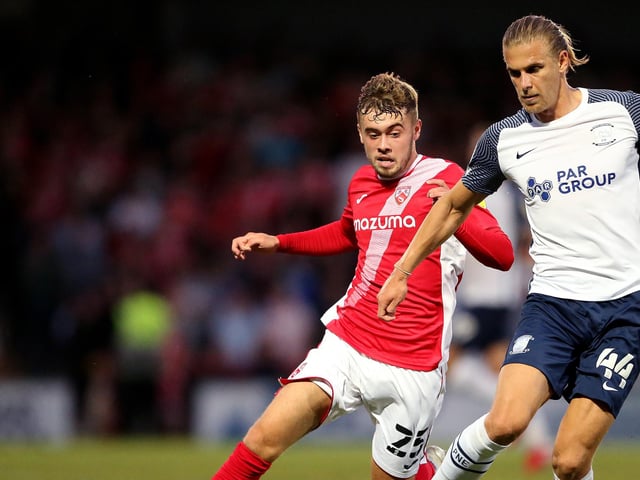 Age: 21, Position: CM, Parent club: Leeds, Appearances: 11.  (Photo by Charlotte Tattersall/Getty Images)