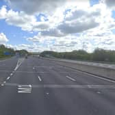 The disruption is in place on the M1 southbound between junctions J34 and J33, near to the turn off for the Sheffield Parkway, as a result of the blaze which broke out earlier today (Sunday, August 8). Picture: Google