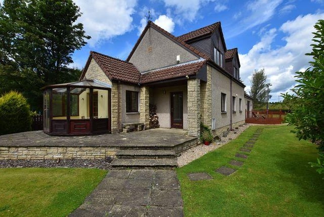 This five bedroom home has more than enough space to set up a great home working situation - in fact, the description states that it comes with a "double garage with fully equipped office". Available for offers over 360,000 GBP