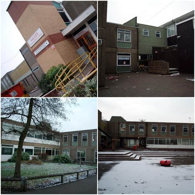 The old Valley Comprehenshive School in Worksop. What memories do these pictures bring back?