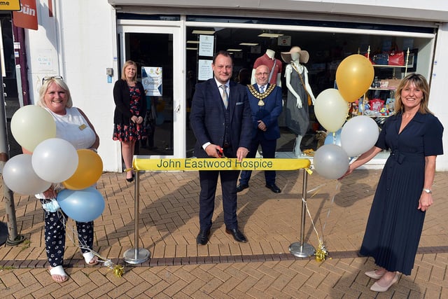 In September, the John Eastwood Hospice Trust reopened its charity shop at Portland Square, Sutton.