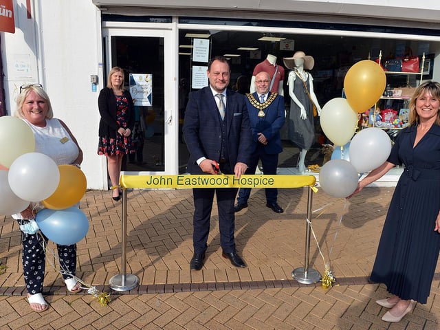 In September, the John Eastwood Hospice Trust reopened its charity shop at Portland Square, Sutton.