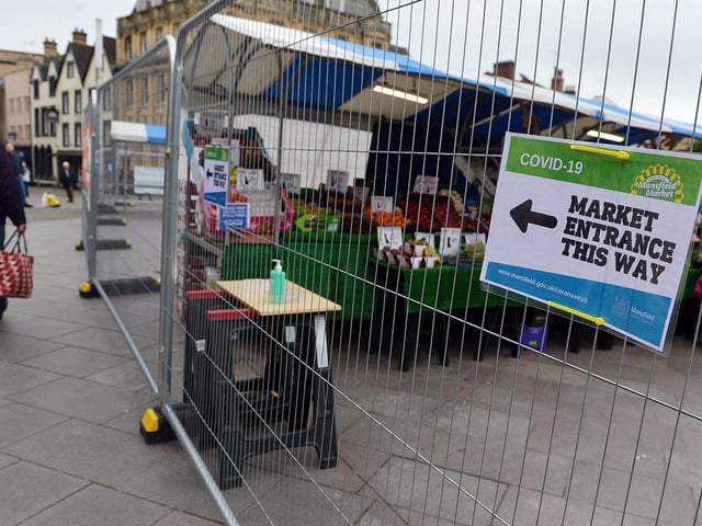 In June, Mansfield Market reopened after lockdown measures eased - albeit with restrictions in place in a bid to limit the spread of Covid-19.