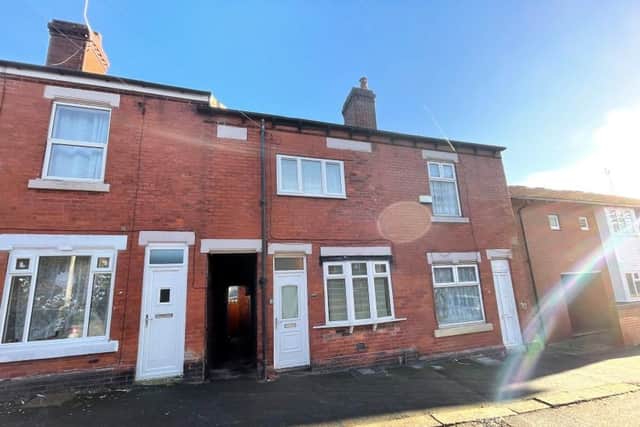 The terraced house has three bedrooms and is on Gray Street, Burngreave.