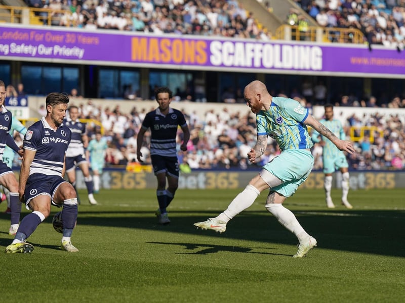 First-half block to deny Rudoni a few yards out was as good as a goal, then did similar after the break to deny Haji Wright. Wherever he goes in Pompey’s back line the defender is proving crucial to his side as player of the season stock grows.