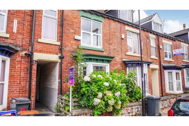 This three bed terraced house is on Rosedale Road, off Ecclesall Road, and is described as a fantastic first time buyer home. https://www.zoopla.co.uk/for-sale/details/56143045/