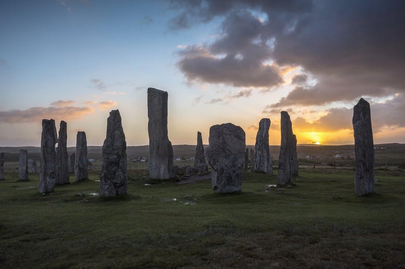 The best preserved and most unusual combination of standing stones in a ring around a tomb, with radiating arms in cross shape. Predating Stonehenge, they were unearthed from the peat in the mid-19th century and are the Hebrides’ major historical attraction. At dawn and dusk, hardly anyone else is there. Visitor centre has a good caff.
