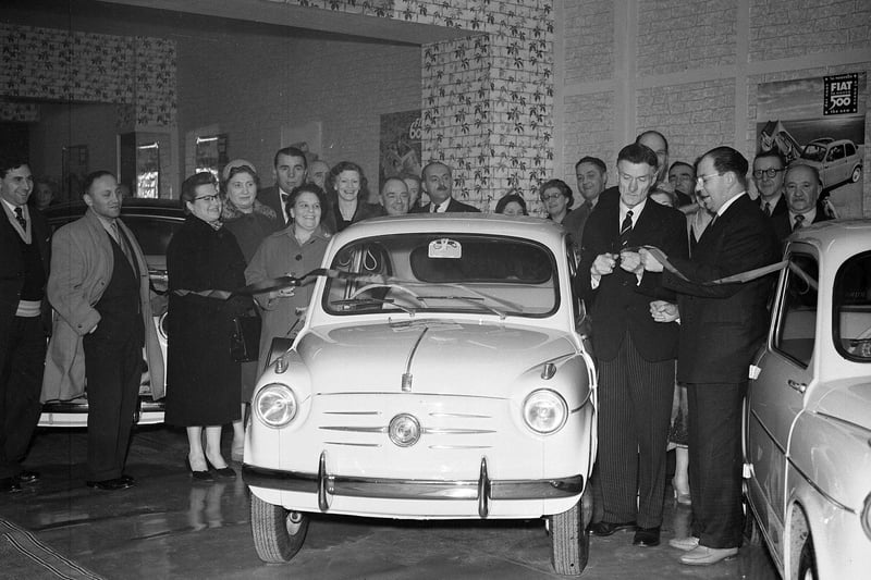 In 1959, a new car showroom opened on Leith Walk. Spey Motors offered the latest Fiat models.