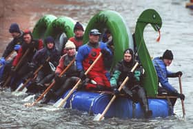 Who can you spot in these rafting pictures from Boxing Days gone by?