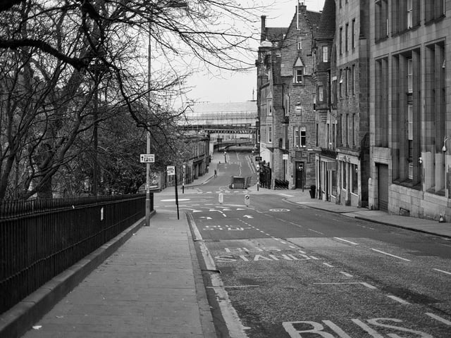 Paul added that some atmosphere in shots comes from the changing weather in Edinburgh, where there can be mist, rain and sunshine in one day