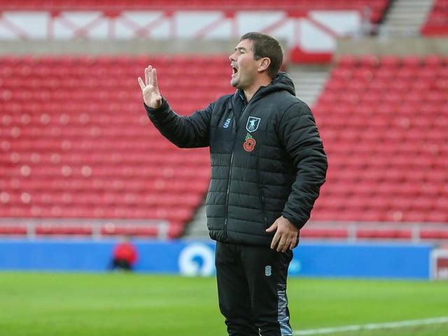 Mansfield Town manager Nigel Clough.
