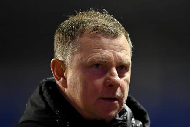 Coventry City manager Mark Robins was critical about the playing surface at Hillsborough when his side played Sheffield Wednesday last month. (Photo by Justin Setterfield/Getty Images)