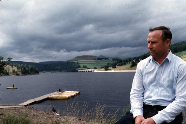 Alan Purnell the warden of Ladybower Reservoir pictured in 1997