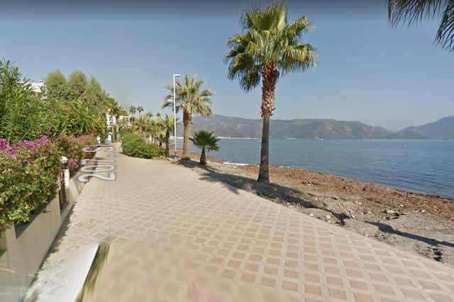 A murder investigation has been launched in Turkey after the death of a Sheffield dad. PIcture shows the coast in Siteler, Marmaris, Turkey. PIcture: Google
