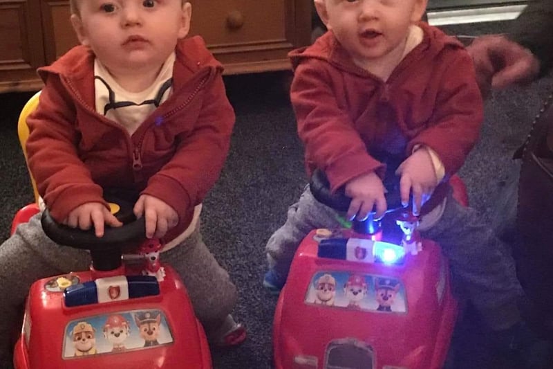 Michelle Lynsey Chris David, said: "These are miracle twins, Jaxon & Jayden, 9 month old born 22nd May 2020. These two bundles have brought back so much love in our family after losing several close family members. Can't wait till everyone can eventually meet them both."