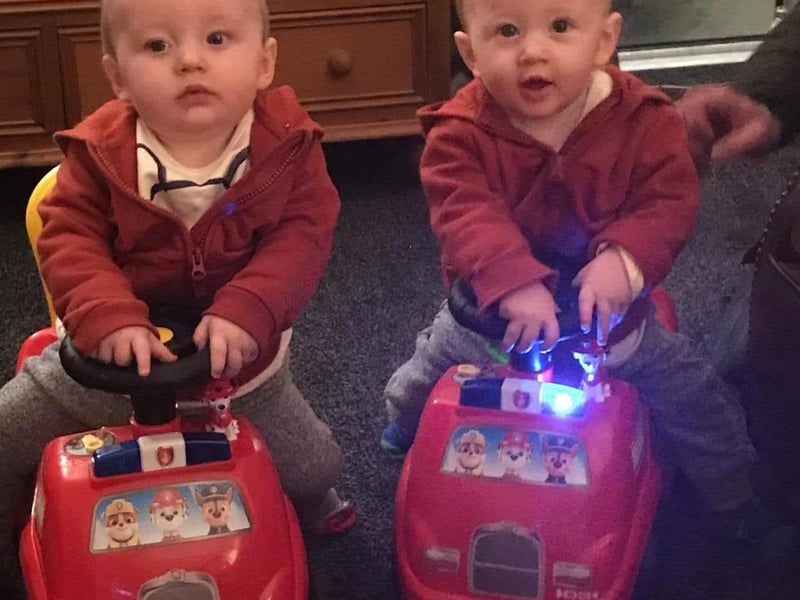 Michelle Lynsey Chris David, said: "These are miracle twins, Jaxon & Jayden, 9 month old born 22nd May 2020. These two bundles have brought back so much love in our family after losing several close family members. Can't wait till everyone can eventually meet them both."