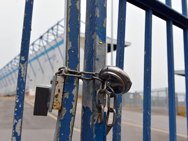 In March, the gates were locked at Mansfield Town's One Call Stadium as football was suspended due to the Covid-19 outbreak.
