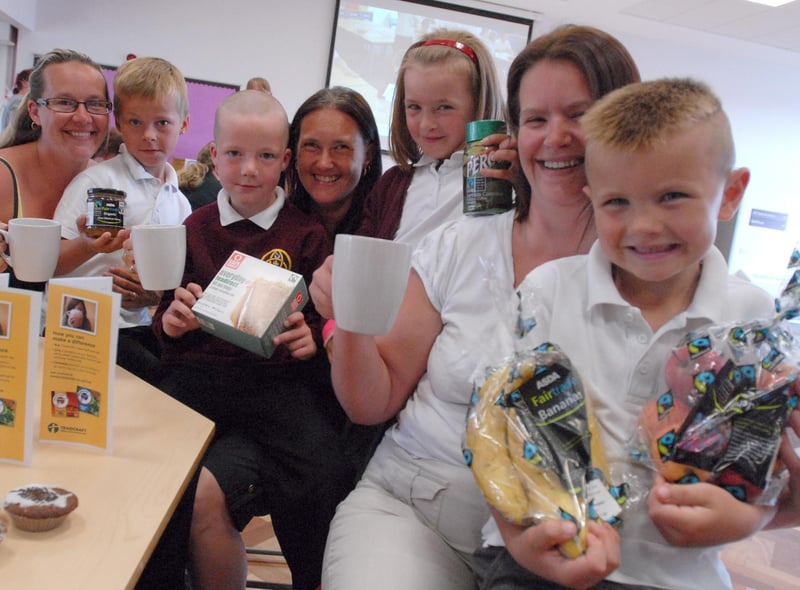 It's back to 2010 for this photo from Holy Trinity Primary School in South Shields, Parents Claire Oughton, Lisa Hetherington and Triha McLeod are pictured with their children enjoying a cuppa. Remember this?