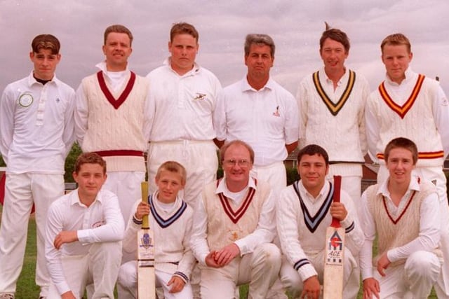 The Doncaster Town Cricket Team in 1997.